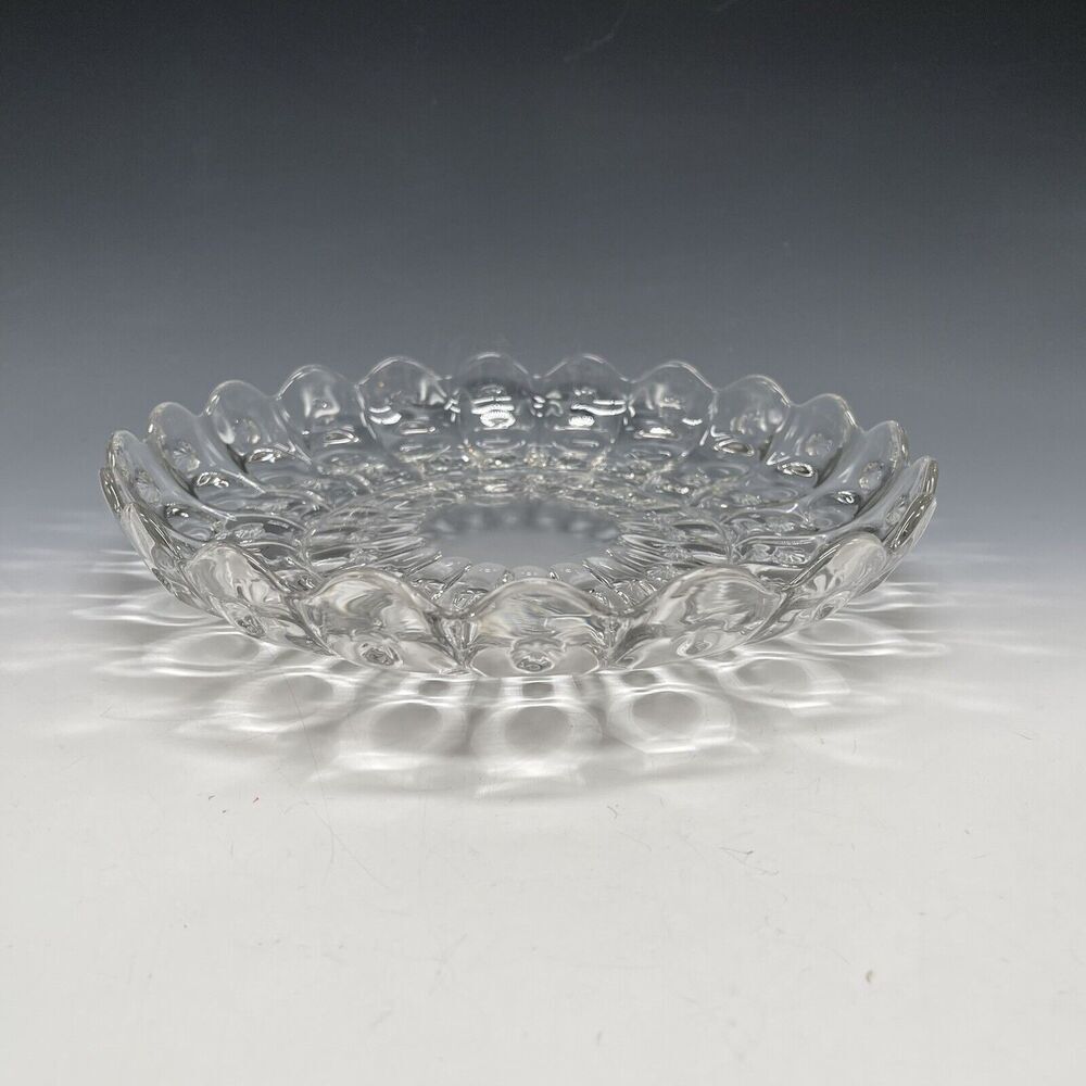 Antique Priscilla Alexis Pattern Glass EAPG Dalzell‎ 9" Platter Plate Bowl